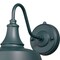 Vaxcel Dorado 1 Light Dusk to Dawn Green White Farmhouse Barn Dome Outdoor Wall Lantern T0482 - alternate 6